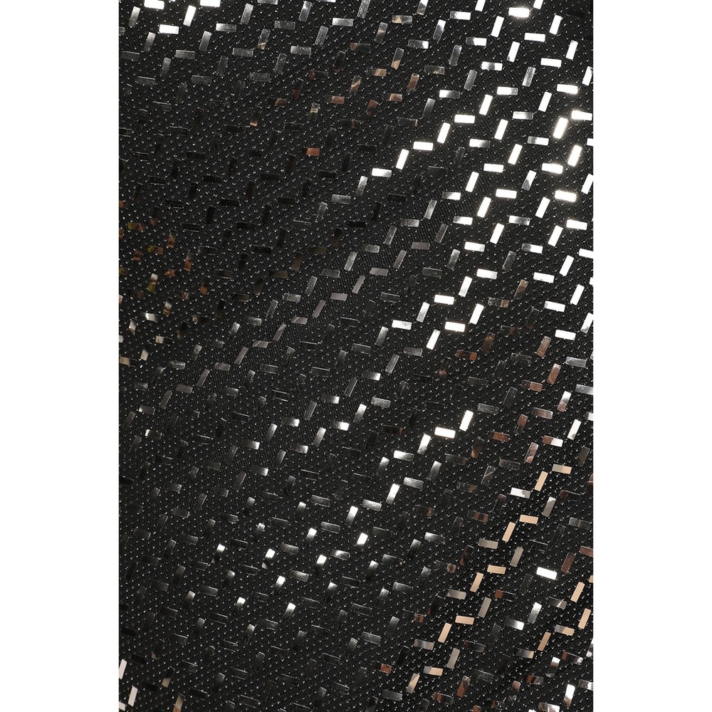 Feeling Flashy Black and Silver Sequin Cutout Bodycon Mini Dress - XS - Picture 3 of 5